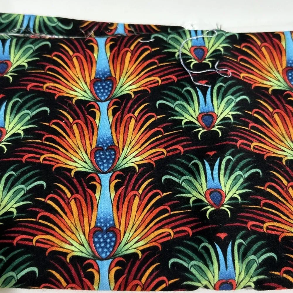 Bright Colors Fabric Lot Quilting Crafts Sewing Art Project Cotton Prints 10 Pc